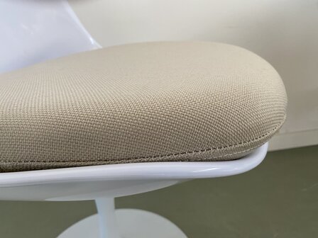 8x Vervangend Kussen voor Tulip chair - beige