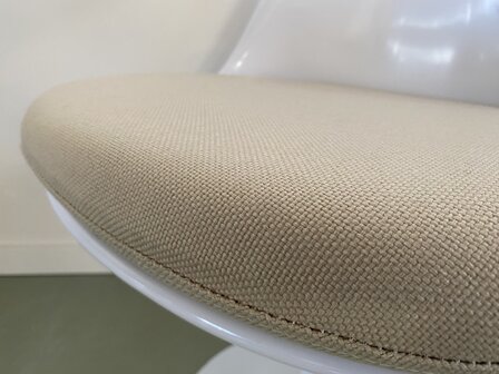 6x Vervangend Kussen voor Tulip chair - Beige