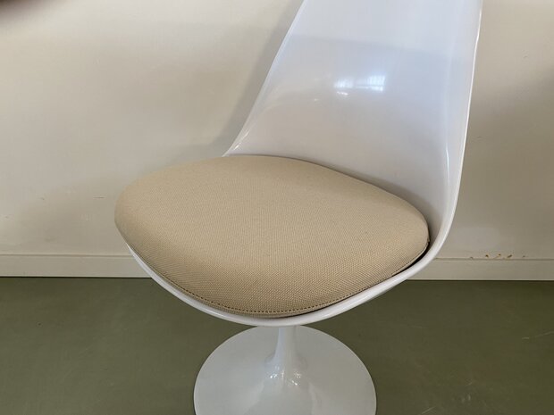 6x Vervangend Kussen voor Tulip chair - Beige