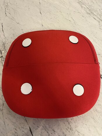 Vervangend Kussen voor Tulip chair - Rood
