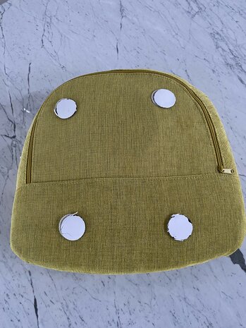 vintage groen kussen voor Tulip armchair