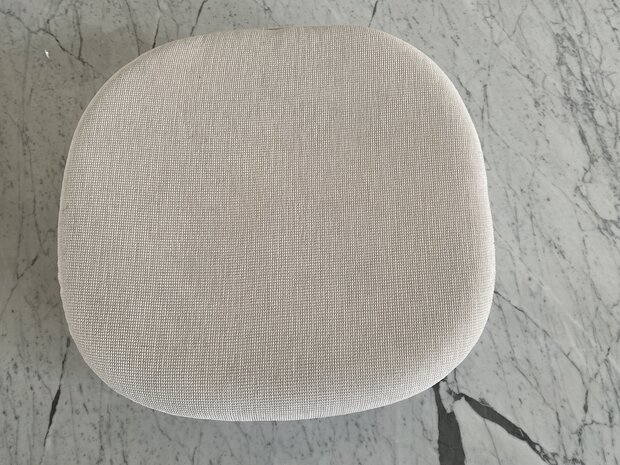 Vervangend Kussen voor Tulip chair - Creme wit