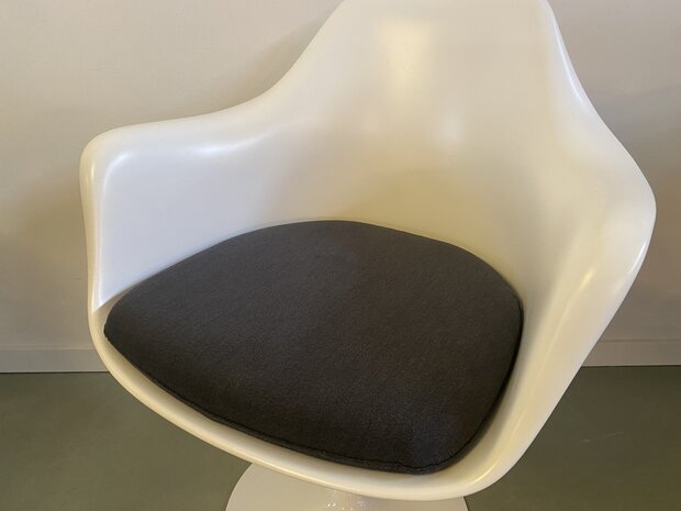 Vervangend kussen voor Tulip Armchair donker grijs