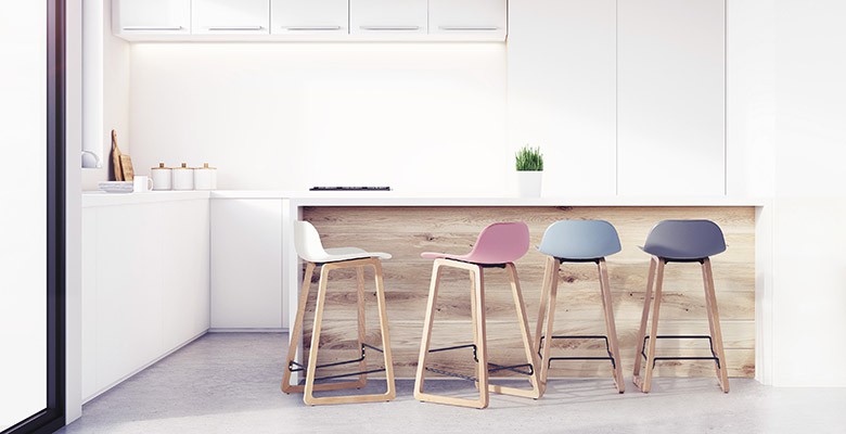 Design barkruk - in kleuren - Eigenwijs Design - Saarinen Tulip specialist in en eettafels